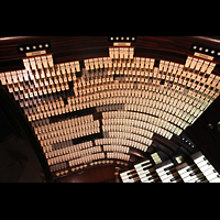 Atlantic City, Boardwalk Hall ('Convention Hall'), Linke Registerstaffel von oben