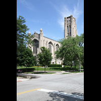 Chicago, University, Rockefeller Memorial Chapel, Auenansicht