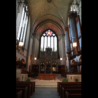 Chicago, University, Rockefeller Memorial Chapel, Chorraum mit Orgel