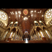 Chicago, Cathedral of the Holy Name, Querhaus und Blick zur Hauptorgel