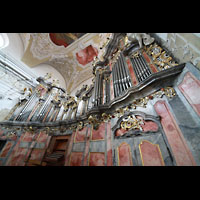 Bamberg, Pfarrkirche Unserer Lieben Frau, Orgel von der Seite