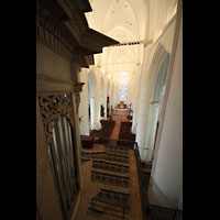 Hamburg, St. Katharinen, Blick von der Orgelempore in die Kirche