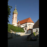 Andechs, Wallfahrtskirche (Klosterkirche), Klosterberg mit Wallfahrtskirche