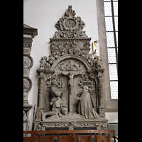 hringen, Stiftskirche, Grabmal von Ludwig Casimir von Hohenlohe-Neuenstein und seiner Frau, 1568/94