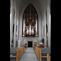 Reykjavk, Hallgrmskirkja, Hauptorgel unbeleuchtet