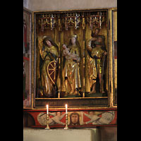 Harstad, Trondenes Kirke, Linker Altar aus dem 15. Jahrhundert