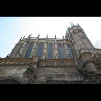 Erfurt, Dom St. Marien, Seitenansicht