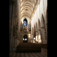 Ulm, Mnster, Hauptschiff mit Orgel