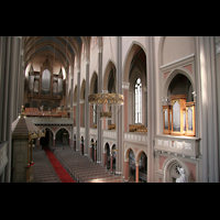 Wiesbaden, Marktkirche, Chororgel und Hauptorgel