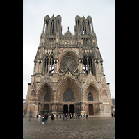 Reims, Cathdrale Notre-Dame, Fassade