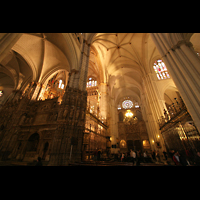 Toledo, Catedral, Querhaus mit Querhausorgel