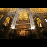 Sevilla, Catedral, Hochaltar mit Retablo in der Capilla Mayor