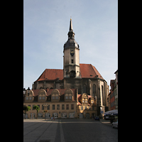 Naumburg, Stadtkirche St. Wenzel, Gesamtansicht von auen