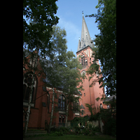 Berlin, Auenkirche, Seitenansicht von auen