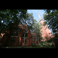 Berlin, Auenkirche, Seitenansicht von auen