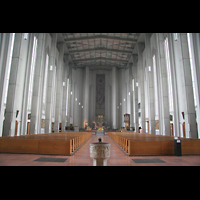 Mnchen (Munich), Mariahilf-Kirche, Innenraum / Hauptschiff in Richtung Chor