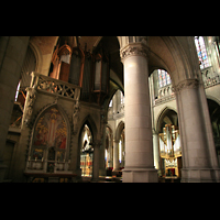 Linz, Maria-Empfngnis-Dom, Alte Orgel an der Vierung