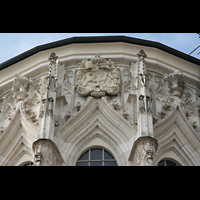 Passau, Dom St. Stephan, Fensterspitzen am Chor