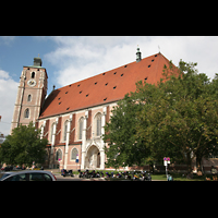 Ingolstadt, Liebfrauenmnster, Ansicht von der Seite