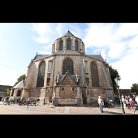 Alkmaar, Sint Laurenskerk, Chor von auen mit Sakristei