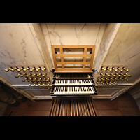 Amsterdam, Nieuwe Kerk, Spieltisch von oben