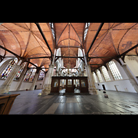 Amsterdam, Oude Kerk, Hauptschiff in Richtung Chor