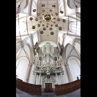 Amsterdam, Westerkerk, Hauptorgel und Blick ins Gewlbe