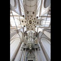 Amsterdam, Westerkerk, Blick vond er Vierung ins Gewlbe und auf die Orgel