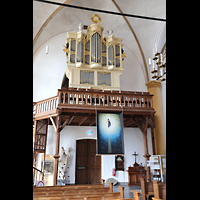 Kampen, Buitenkerk, Orgelempore seitlich