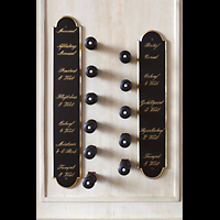 Kampen, Buitenkerk, Linke Registerstaffel