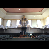 Kampen, Burgwalkerk, Innenraum in Richtung Orgel