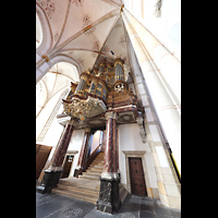Zwolle, Grote of Sint Michaelskerk, Orgelempore perspektivisch