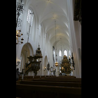 Malm, S:t Petri Kyrka, Innenraum in Richtung Chor