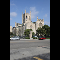 Los Angeles, First Congregational Church, Ansicht von Westen, links die Good Neighborhood Church