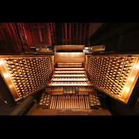 Los Angeles, First Congregational Church, Spieltisch von oben