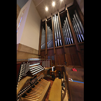 Los Angeles, Westwood United Methodist Church, Spieltisch und Nordostseite der Orgel