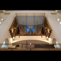 Los Angeles, Westwood United Methodist Church, Gallery Organ perspektivisch