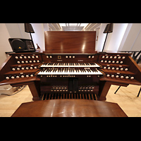 Los Angeles, Westwood United Methodist Church, Spieltisch der Gallery Organ