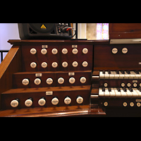 Los Angeles, Westwood United Methodist Church, Linke Registerstaffel der Gallery Organ