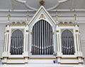 Berlin - Mitte, Christuskirche (ehem. Elim-Gemeinde), Pfingstler, Orgel / organ