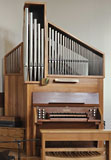 Berlin - Reinickendorf, Evangelisch-methodistische Erlserkirche Tegel, Orgel / organ