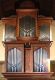 Glienicke / Nordbahn, Dorfkirche, Orgel / organ